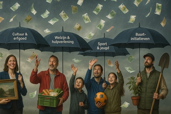 Wie ontvangt de meeste subsidies in Rhenen?