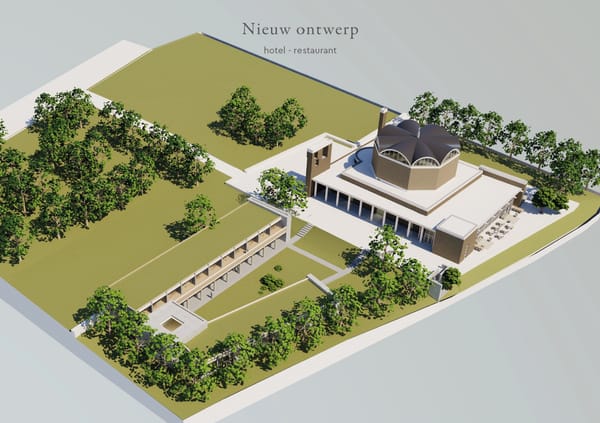 Restaurant en boetiekhotel als redding voor Gedachteniskerk